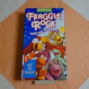 💎 Vintage Fraggle Rock VHS + RARE Original Inserts - "Meet The Fraggles" 💎